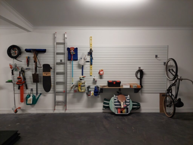 8 x 2438mm Brite White Panels, Side by Side with Corner Trim
