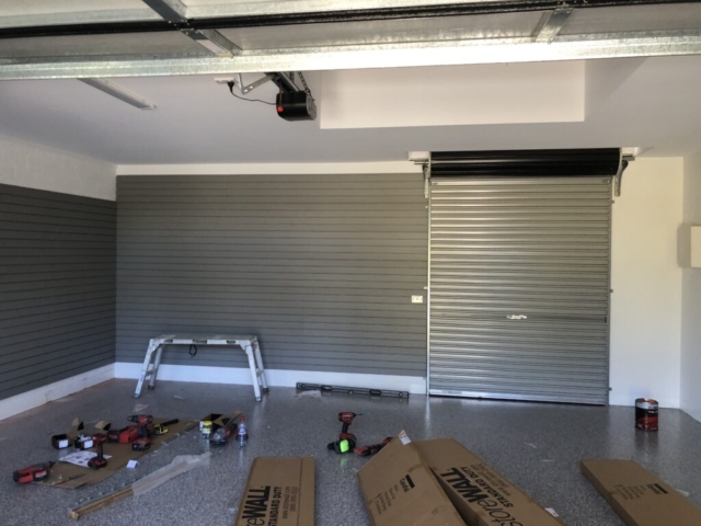 StoreWALL Weathered Grey Installation Melbourne