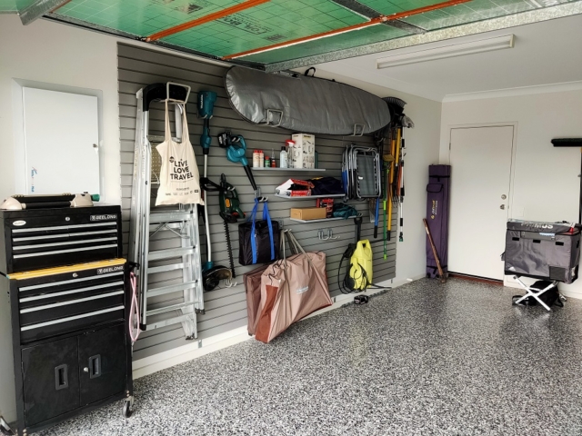 Easy Ladder Storage
