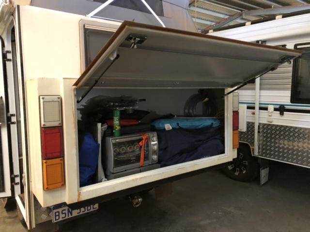 StoreWALL on a Campervan