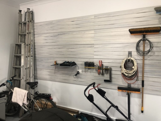 StoreWALL White Wood PVC Wall Panels