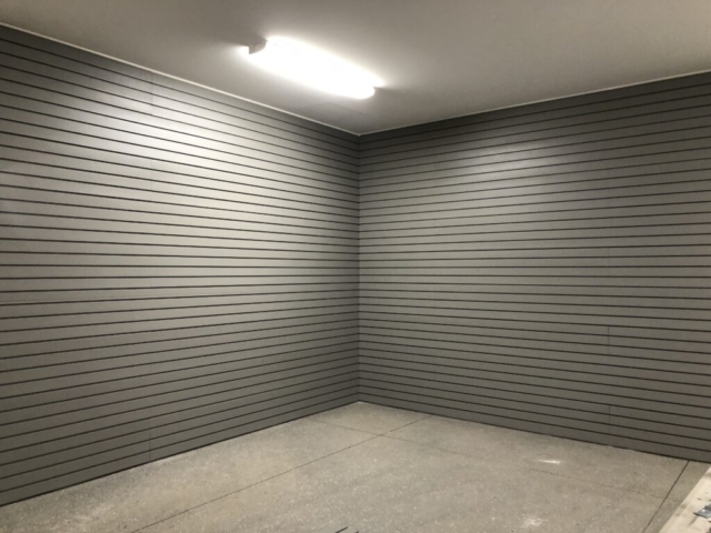 3.2m on either side of the corner, 2.7m in height.
