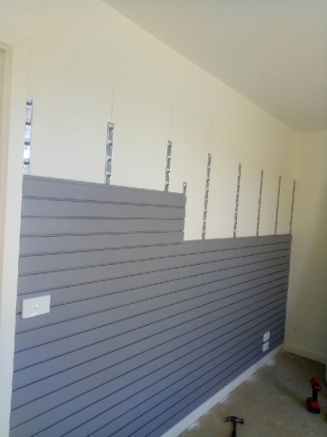 StoreWALL Weathered Grey Installation