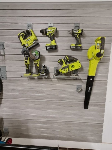 Power Tool Garage Storage