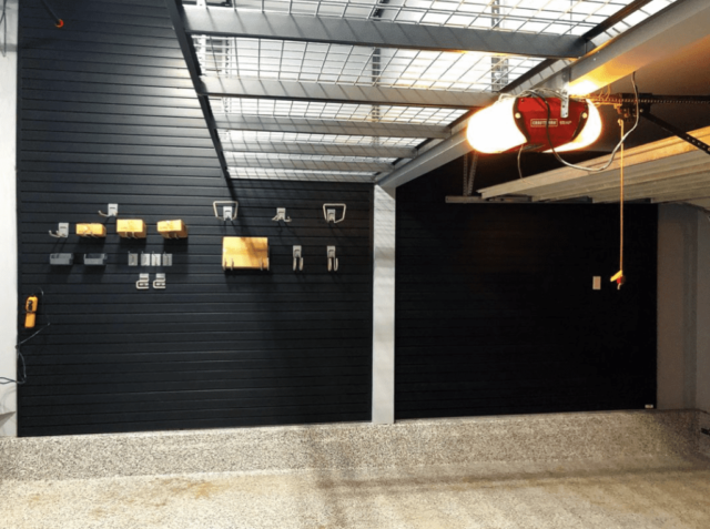 Black Slatwall Panels