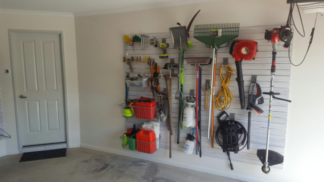 StoreWall Whitewood Installation Garden Tools