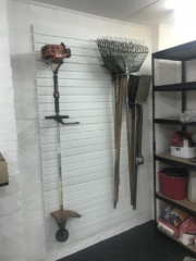 garden equipment garage storage