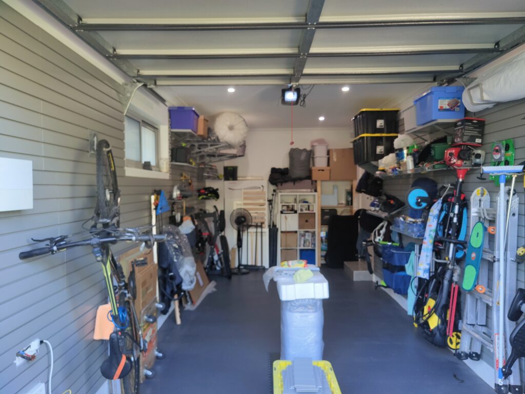 organized and clutter-free garage