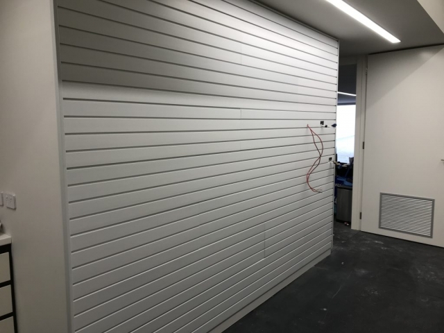 StoreWALL Brite White Panels Installation