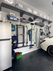 garage wall storage shelving