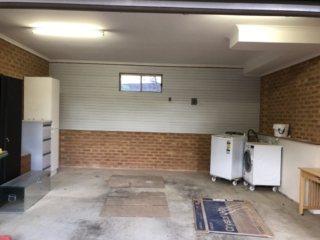 brick wall garage wall storage solutions