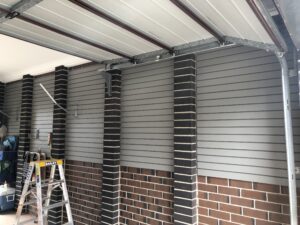 Garage Storage for Brick Homes with Piers – How StoreWALL Panels Fit Between