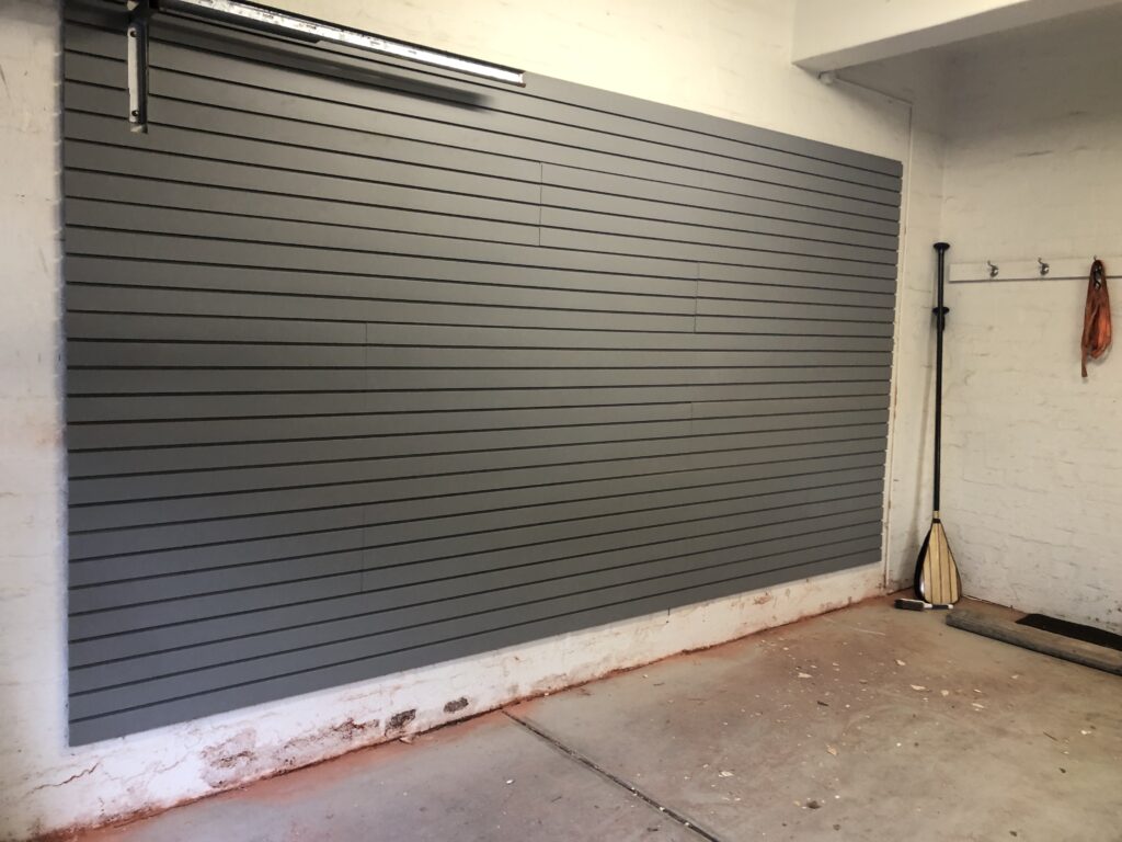 Grey Slatwall Panels