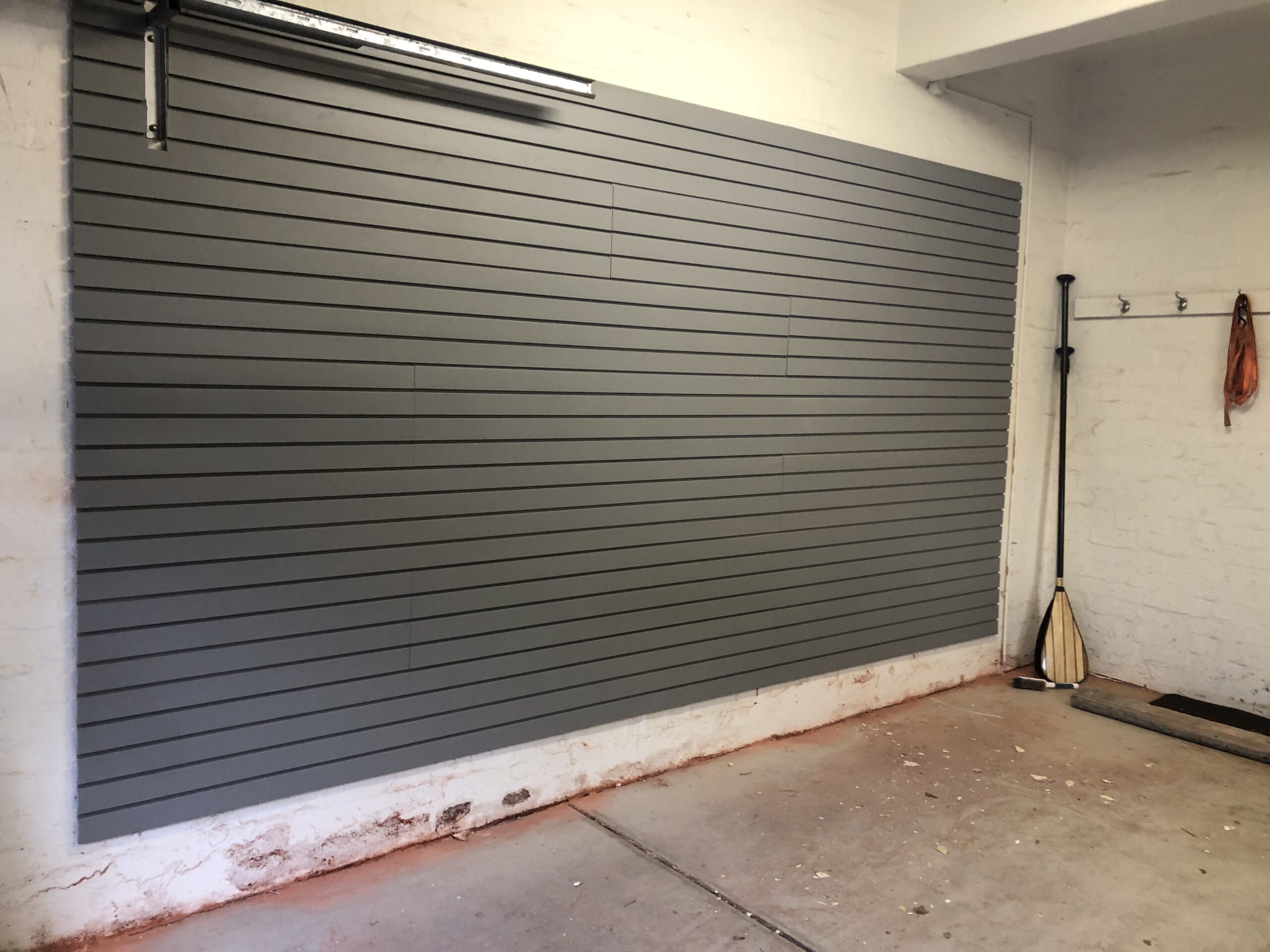 StoreWALL Weathered Grey Slatwall Panels
