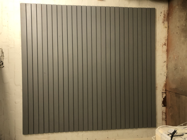 Small Garage Wall Panels on a Brick Wall Small Garage Wall Panels on a Brick Wall
