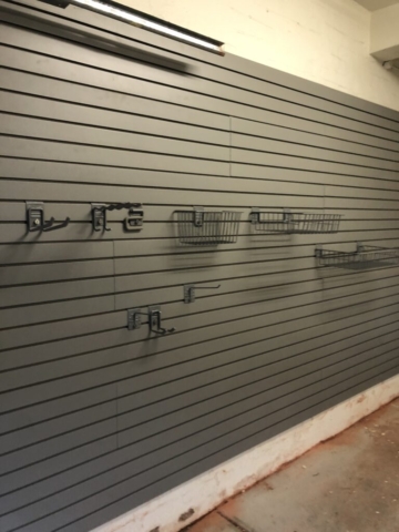 StoreWALL Weathered Grey Slatwall Panels
