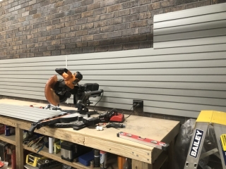 StoreWALL Above A Workbench