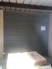 Weathered Grey Garage Wall Panels