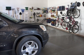 White Garage Wall Storage Slatwall