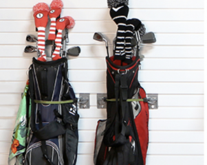 golf bag garage storage