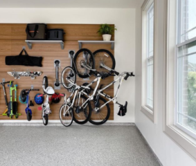 hanging bike storage for garage