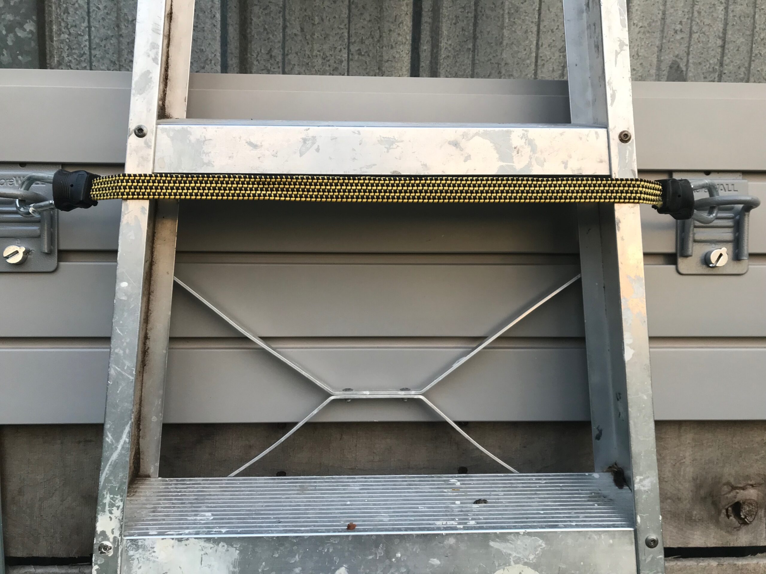garage ladder storage storewall