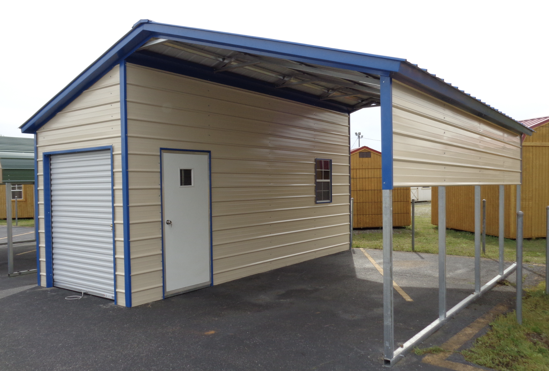 carport storage solutions - carport shed options