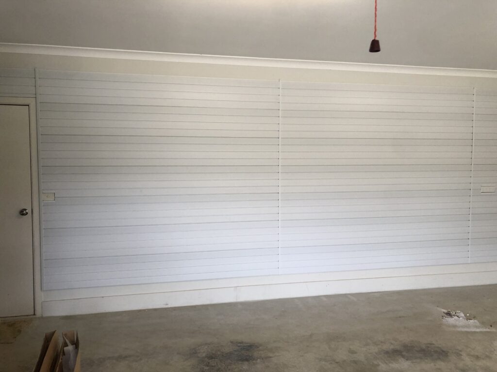 White Garage Wall Storage Panels