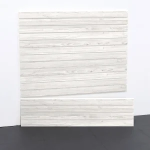whitewood slatwall
