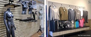 Retail Space with Slatwall Panels