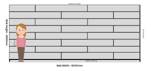 garage wall layout brick work design